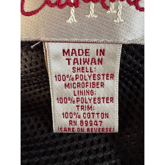 Vintage Elendale Colonial Country Club Embroidered Black Vest XL 100% Polyester - Picture 6 of 16